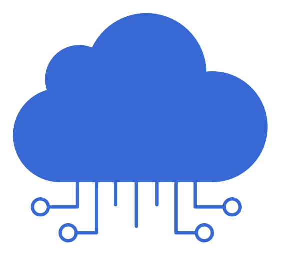 Cloud infrastructure icon
